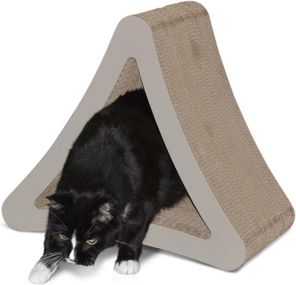 Vertical Cat Scratching Post with Three Sides, Dimensions: 18" x 10.5" x 15.9